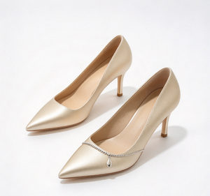 Escarpins slingback pour femme à bout fermé, talons compensés de 6 cm, en PU avec strass, semelle en caoutchouc, à enfiler, pour l'été, les soirées et le travail, noirs - Product Image 4