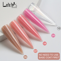Gel UV de Construction Solide et Clair pour Ongles sans Chaleur, 15ml, Non Collant, Gel de Rallongement Biab, Gel UV Dur Jelly, Marque Privée
