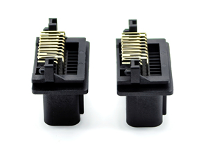 Connecteur adaptateur 18 broches à angle droit en laiton et nylon pour PCB, pas de 2,54 mm, personnalisé, mâle/femelle, pour l'automobile - Product Image 4