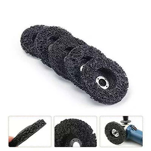 Disques à bande noirs de 4'' x 5/8'', 4-1/2'' x 7/8'', 5'' x 7/8'' pour meuleuse d'angle, outils électriques pour le nettoyage, l'élimination de la peinture, de la rouille et de l'oxydation - Product Image 4