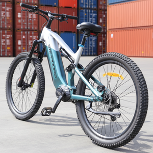 <span class=keywords><strong>Accolmile</strong></span> 27,5 Zoll Chinesisches Elektro-Mountainbike Mittelmotor 48V 750W 9-Gang Mittelantrieb Scheibenbremsen Vollgefedert Sport EMTB - Product Image 1