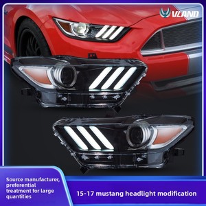 ชุดไฟหน้า LED เต็มรูปแบบ พร้อมไฟเลี้ยวแบบ Sequential สำหรับรถฟอร์ด มัสแตง ปี 2015 2016 2017 - Product Image 6