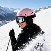 Ensemble casque et lunettes de snowboard haut de gamme certifié CE EN1077, en ABS, à dégagement rapide, ajustement réglable, équipement de sécurité hivernal