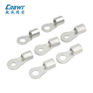 Cosse de câble électrique à sertir en cuivre Bornes circulaires nues non isolées Anneau Série RNB - Product Image 2