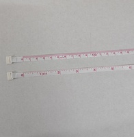 Cadeaux promotionnels d'entreprise : Porte-clés mètre ruban en plastique de 1,5 m, design en forme de panneau de cinéma, mini ruban à mesurer personnalisé