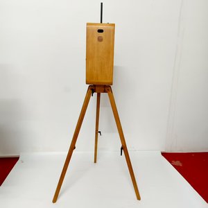 Винтажная деревянная фотобудка из красного дуба, Ретро деревянная фотобудка для свадеб и мероприятий, совместимая с камерами - Product Image 4