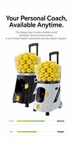 Lanceur de balles de pickleball Mango Pro : Idéal pour l'entraînement quotidien, convivial pour les débutants pour améliorer le contrôle des balles