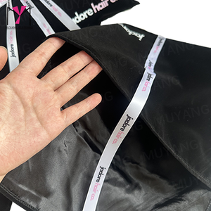 Sac à cheveux en velours personnalisable de luxe MUYANG avec revêtement UV - Product Image 6