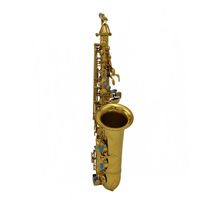 Eastern Music Brand Popular Grade High Quality Entry Level Gold Lacquer Brass Body Eb Alto Saxophone Student Model Easy Play