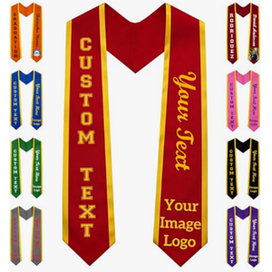 Estola de Graduación Personalizada Popular, Estola con Bandera para Estudiantes de Intercambio, Estola de Graduación Nacional, Unisex - Product Image 1