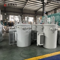 Transformador Monofásico y Trifásico de 25 Kva 50 Kva para Montaje en Poste, 11kv 13.2kv 380v 220v con Salida de 480v, Cobre, Potencia Onan D11