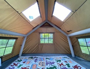4*<span class=keywords><strong>6</strong></span> Grande Fête <span class=keywords><strong>de</strong></span> Famille Pas Cher Extérieur Double Maison Préfabriquée <span class=keywords><strong>Gonflable</strong></span> Camping Plage Ombre Pliable <span class=keywords><strong>Tente</strong></span> 3.6x4.8m <span class=keywords><strong>Toile</strong></span> - Product Image 6