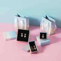 Logotipo personalizable, caja de joyería de nube de ventas, pendientes, anillos, juego literario, cantidad de descuento, pulsera, collar, caja de embalaje de joyería
