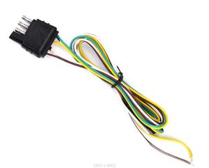 Harnais de câblage de camion de <span class=keywords><strong>remorque</strong></span> plate à 4 voies robuste avec prise de connecteur | Extension de 25 pieds pour lumières et remorquage - Product Image 6