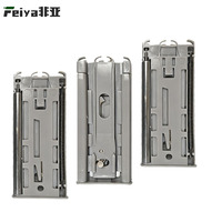 Amortisseur hydraulique à double rebond - Support de glissière à ressort pour systèmes de portes coulissantes
