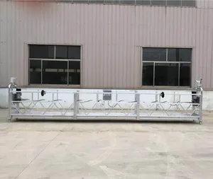 Plataforma de elevación de fachada suspendida de góndola de construcción serie ZLP para limpieza de ventanas