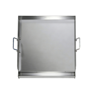 Plaque <span class=keywords><strong>de</strong></span> cuisson en acier inoxydable Pinnovo pour grils à gaz et à <span class=keywords><strong>charbon</strong></span>, grande surface plate, chaleur uniforme, cuisson en plein air - Product Image 3