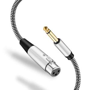 <span class=keywords><strong>Cavo</strong></span> <span class=keywords><strong>Canon</strong></span> intrecciato in Nylon microfono microfono <span class=keywords><strong>cavo</strong></span> audio da 6.5mm maschio a XLR <span class=keywords><strong>Canon</strong></span> femmina <span class=keywords><strong>cavo</strong></span> audio da 6.35mm - Product Image 4