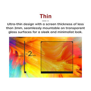 Affichage Led publicitaire pour vitrine de magasin Écran Led transparent Pantalla Led Écrans Led en verre transparent - Product Image 3