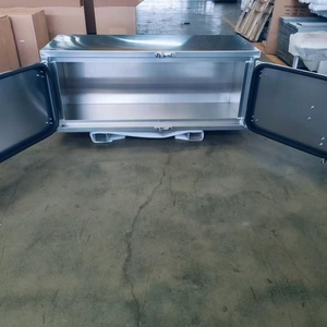 Portable Aluminum Alloy Ute Canopy for Truck Storage Waterproof <b>Lockable</b> Dustproof 2 Compartments up to 2000L Capacity - Product Image 5