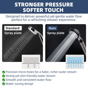 Testa doccia palmare ad alta pressione a pioggia con filtro <span class=keywords><strong>per</strong></span> il risparmio idrico <span class=keywords><strong>per</strong></span> il <span class=keywords><strong>bagno</strong></span> accessori <span class=keywords><strong>per</strong></span> il rubinetto - Product Image 5