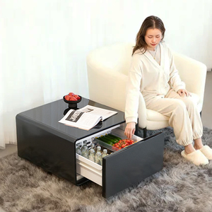 <b>Mini</b> Fridges Table 65l Bedside with Built-in Refrigerator Drawer for Side Use Tb65 1. 65l Large Capacity Hidden Fridge Drawer - Product Image 1