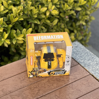 Ensamblaje de bricolaje educativo para niños 2 en 1 bloques de construcción de plástico Mini transformar coche deformación Robot Juguetes