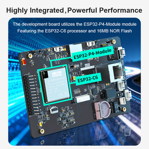 ชุดอุปกรณ์ HMI ESP32-P4 ขนาด 7.0 นิ้ว ความละเอียด 1024×600 |   Wi-Fi 6 (ESP32-C6), กล้อง OV5647, หน้าจอสัมผัสแบบ Capacitive, บอร์ด RISC-V AI พร้อมตัวเรือน W863 - Product Image 4