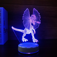 Vente directe d'usine Lampe décorative holographique 3D personnalisable avec télécommande à seize couleurs pour couloir coin