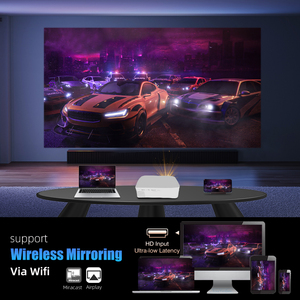 Xách Tay <span class=keywords><strong>15000</strong></span> <span class=keywords><strong>Lumens</strong></span> Độ Sáng Cao 1080P Full HD Android Màn Hình Máy Chiếu Phản Chiếu Wifi Rạp Hát Tại Nhà Trò Chơi Video Máy Chiếu - Product Image 4