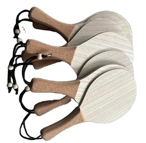 Biểu Tượng Tùy Chỉnh Thân Thiện Với Môi Mdf Bãi Biển Bằng Gỗ Mái Chèo Bóng Đặt Bóng Quần Vợt Bãi Biển Vợt - Product Image 3