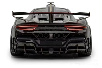 Nouveau kit carrosserie en fibre de carbone MSY amélioré pour MC20 : pare-chocs avant/arrière, jupes latérales, spoiler, capot, aileron, panneau en carbone noir à visser