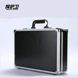 Aluminum Travel Case Portable <strong>Briefcase</strong> Tool <strong>Storage</strong> Case OEM ODM Support Metal Plastic Printable Logo - Product Image 2