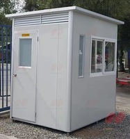 Cabines de sécurité en acier à construction rapide pour appartements, hôpitaux, entrepôts, centres commerciaux, fabriquées en panneaux sandwich