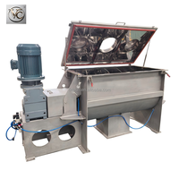 Mélangeur à ruban motorisé FKJX 50-5000L de qualité alimentaire avec capacité de revêtement, mélangeur industriel à pales à double arbre