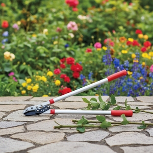 30 Gear <span class=keywords><strong>Plus</strong></span> Anvul Lopper Lames affûtées avec revêtement antiadhésif pour une coupe puissante, poignée en aluminium robuste avec poignées souples - Product Image 4