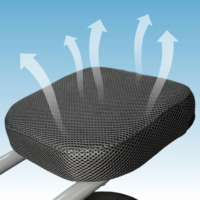 Tabouret de méditation à genoux avec coussin à trous d'aération en nid d'abeille, banc de prière, chaises de méditation ergonomiques ou tabouret de yoga, salle de yoga