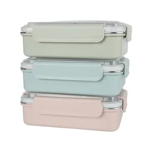 Vendita calda in acciaio inox 304 eco-friendly Thermos Bento Lunch box per bambini in età scolare contenitore con 3 scomparti