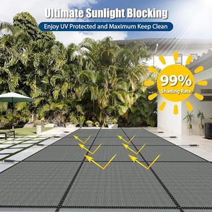 Copertura di Sicurezza Resistente ai Raggi UV per Piscine Interrate, Alta Qualità e Prezzo Conveniente, Dimensioni Personalizzabili - Product Image 6