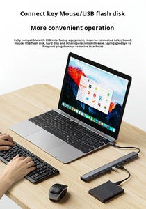 10 ב 1 שולחן עבודה hub מהירות גבוהה pc <span class=keywords><strong>sd</strong></span>/tf 4k/30hz אודיו usb3.0 10-יציאה מתאם טעינה pd 100w <span class=keywords><strong>3</strong></span>.0hub שולחן העבודה hub usb - Product Image 6