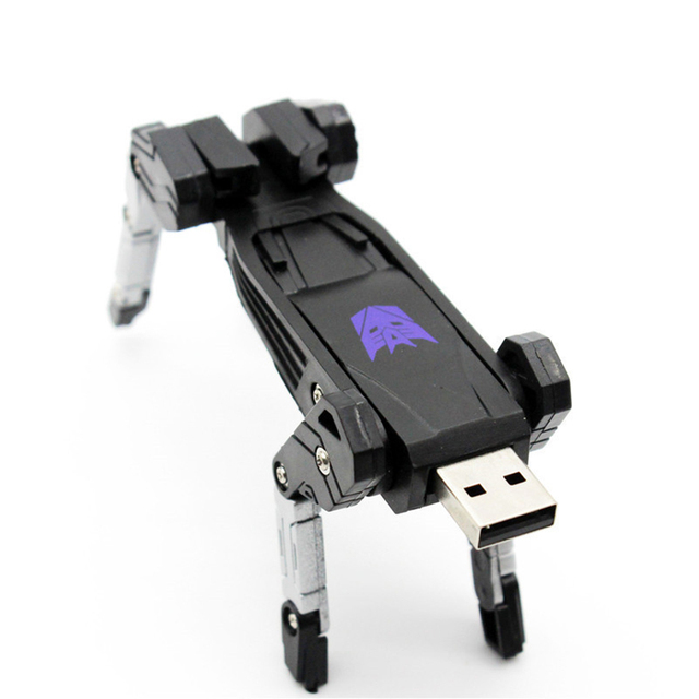 Cool Gadgets USB Flash Drives Memory Sticks Thumb Drive U Stick PenDrive Robot Dog Transformer for Student Boys Gifts
