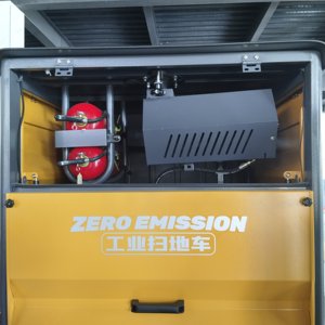 Mini balayeuse robotisée autoportée électrique pour <span class=keywords><strong>parking</strong></span>, aspirateur et laveuse de sols à batterie - Product Image 4