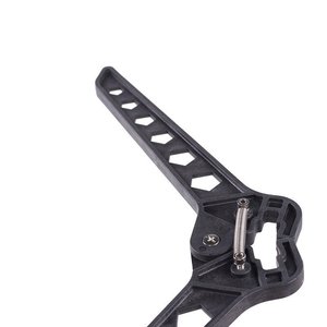 Soporte de suelo plegable de plástico para arco en forma de ocho, portátil, ambidiestro, equipo de tiro con arco - Product Image 1