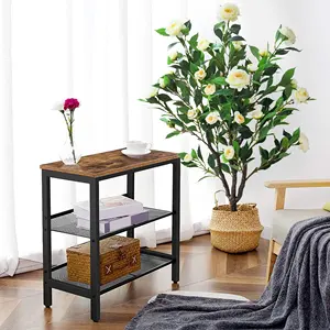 Decorative Artificial Bonsai Green Plants Camellia Flowers Tree