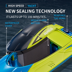 <span class=keywords><strong>Bateau</strong></span> télécommandé miniature Bemay Toy, 15 km/h, haute vitesse, double hélices, détection d'eau, <span class=keywords><strong>bateau</strong></span> rapide, piles, contrôle 4 canaux - Product Image 6