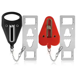 最畅销的不锈钢旅行者安全锁便携式安全门锁防止