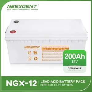 12v 200ah Lead Acid Gel Storage Battery 200ah Deep Cycle Solar Gel Battery For Electric Power System