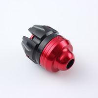 Accesorios de Modificación para Motocicleta Decoración CNC para Scooter Eléctrico Taza Anticaída con Estrella Tallada para Horquilla Delantera