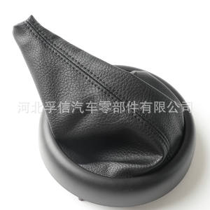 Pomo de palanca de cambios para BMW Mini Cooper R50, de cuero PU negro, 5/6 velocidades, cubierta ergonómica para la palanca de cambios - Product Image 5