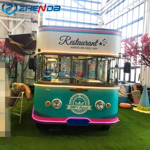 Multifunction Stainless Steel Design Food <b>Trailer</b> Fully Equipped Mobile Snack with Full Kitchen Food Truck - Product Image 4
